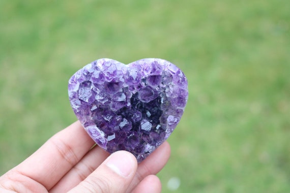 Amethyst Heart | Natural Stone