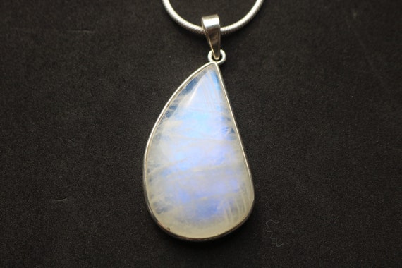 Rainbow Moonstone Pendant | 925 Sterling Silver