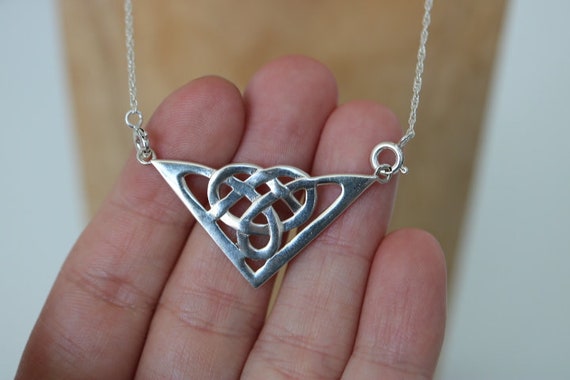 Celtic Design Necklace 925 Sterling Silver