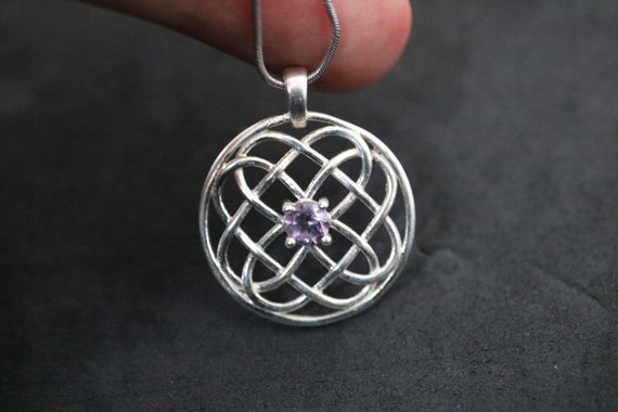 Amethyst Pendant | 925 Sterling Silver