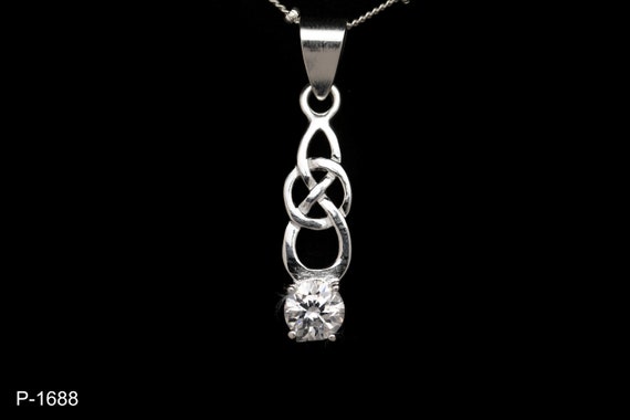 Eternal Knot Pendant  | Sterling Silver | Celtic Jewellery | Scottish Jewellery | Scotland | Edinburgh | Handmade