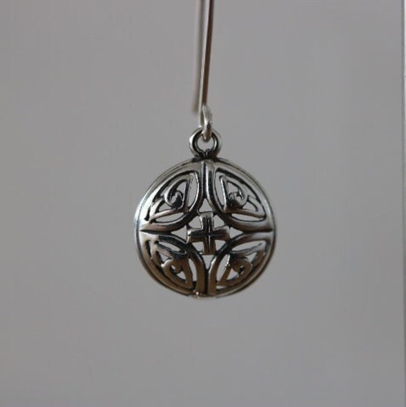 Celtic Cross Earrings | 925 Sterling Silver