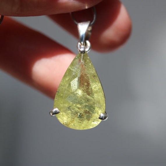 Aquamarine Pendant | 925 Sterling Silver