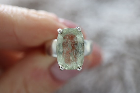 Aquamarine Ring | 925 Sterling Silver