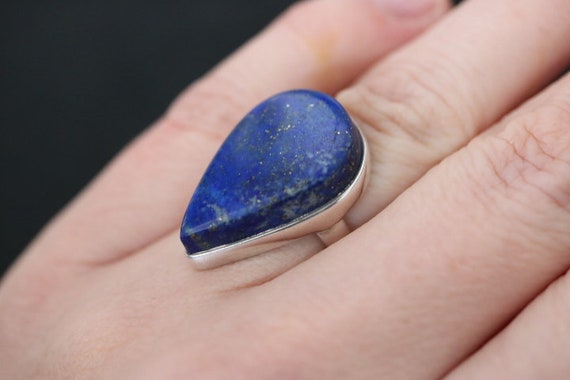 Lapis Lazuli Ring | 925 Sterling Silver