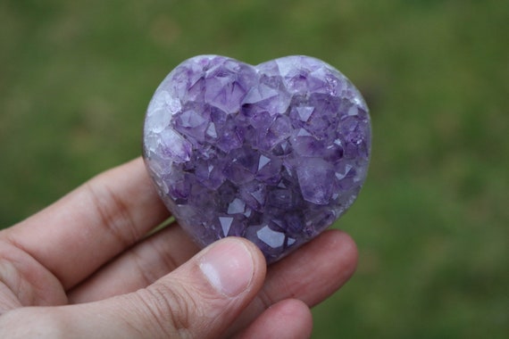 Amethyst Heart | Natural Stone