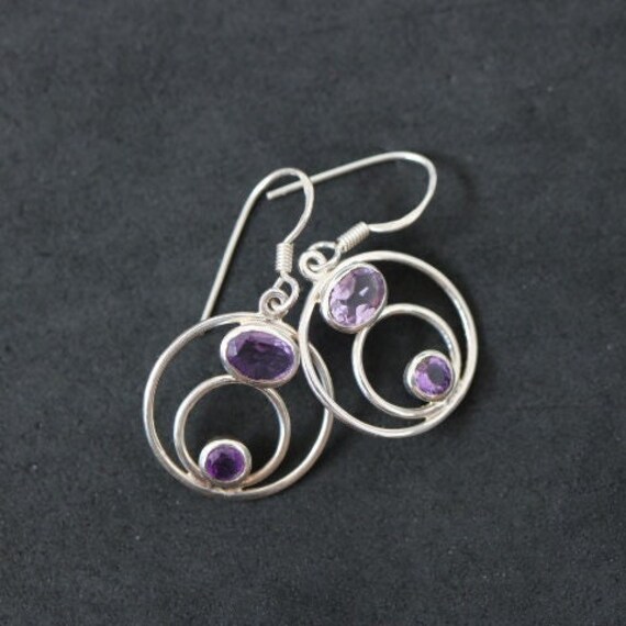 Amethyst Earrings | 925 Sterling Silver