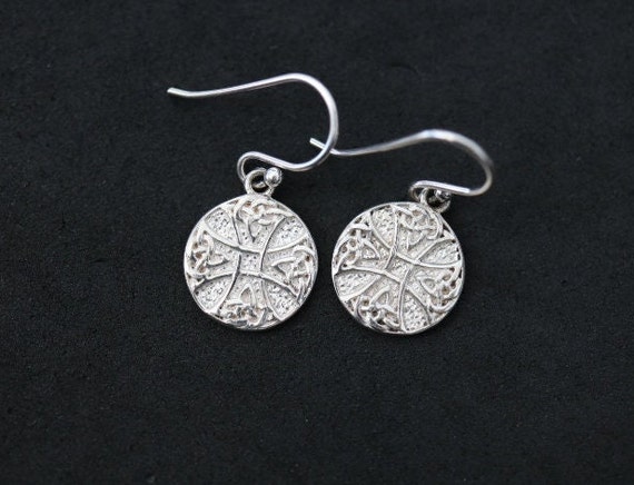 Celtic Cross Earrings | 925 Sterling Silver