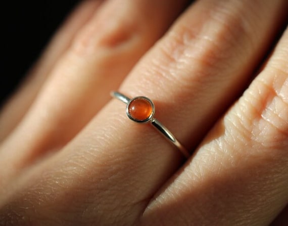 Carnelian Ring | 925 Sterling Silver