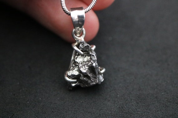 Meteorite  Pendant |  925 Sterling Silver