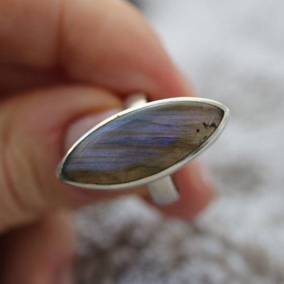Labradorite Ring | 925 Sterling Silver