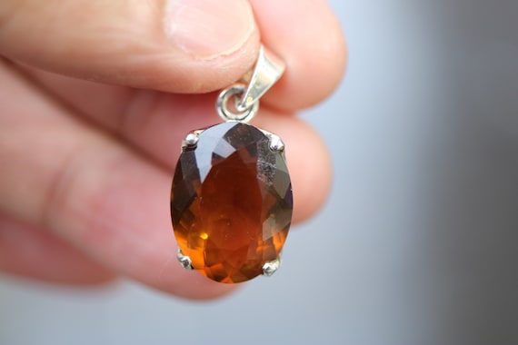 Bear Quartz Pendant