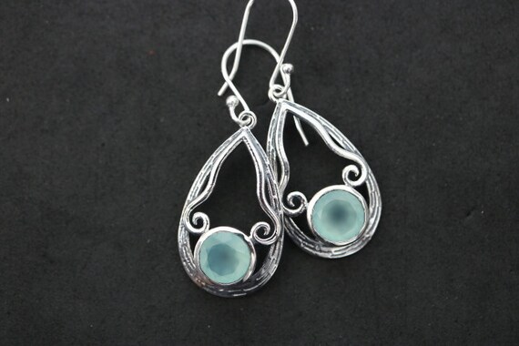 Aquamarine Earrings | 925 Sterling Silver