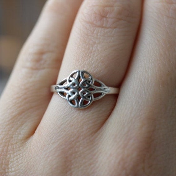 925 Silver Celtic Design Ring