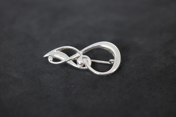 Treble Clef Design Brooch | 925 Sterling Silver