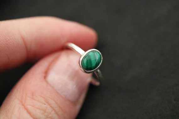 Malachite Ring | 925 Sterling Silver