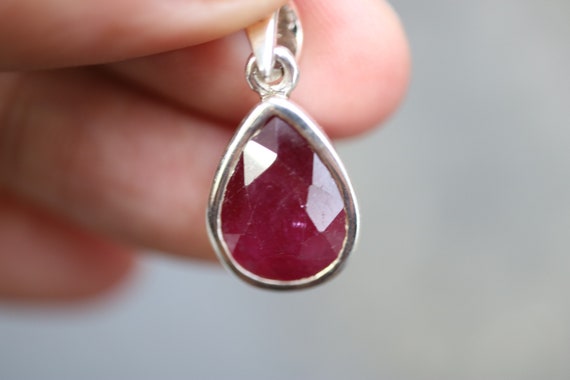 Ruby Pendant | 925 Sterling Silver