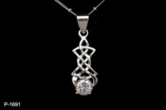 Eternal Knot Pendant  | Sterling Silver | Celtic Jewellery | Scottish Jewellery | Scotland | Edinburgh | Handmade