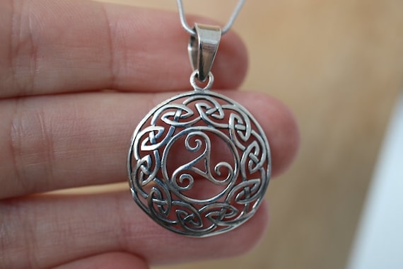 Triskelion Pendant | 925 Sterling Silver | Celtic Design