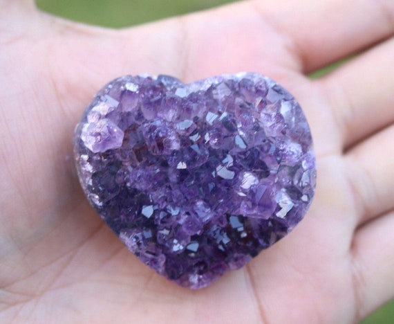 Amethyst Heart | Natural Stone
