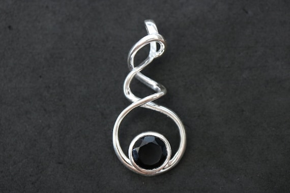 Black Onyx Pendant | 925 Sterling Silver