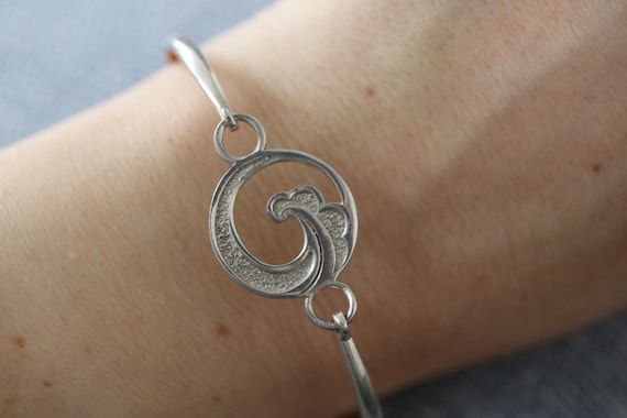 Bangle Bracelet 925 Sterling Silver