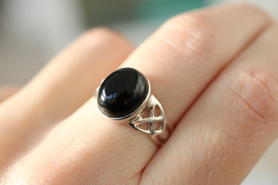 Black Onyx Ring | 925 Sterling Silver