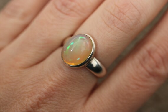 Opal Ring | 925 Sterling Silver