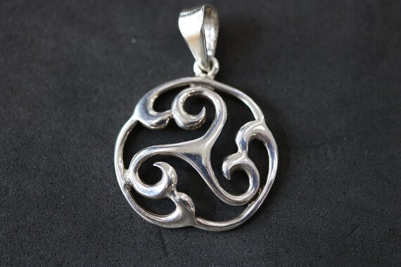 Triskelion Pendant | 925 Sterling Silver | Celtic Design