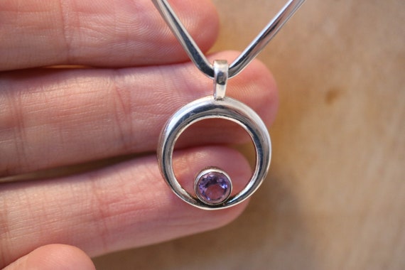 Amethyst Pendant | 925 Sterling Silver