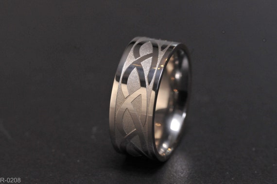 Stainless Steel Celtic Ring | Couples Rings | Male and Female Band | Unisex Ring