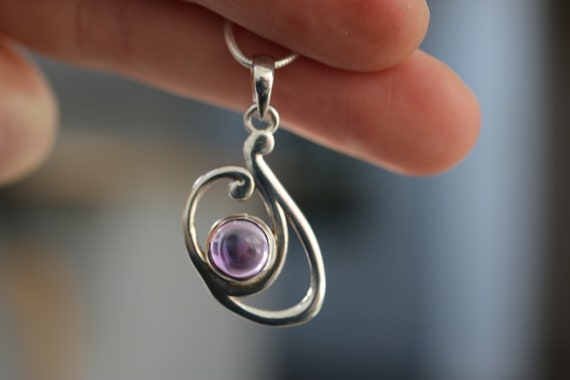 Amethyst Pendant | 925 Sterling Silver