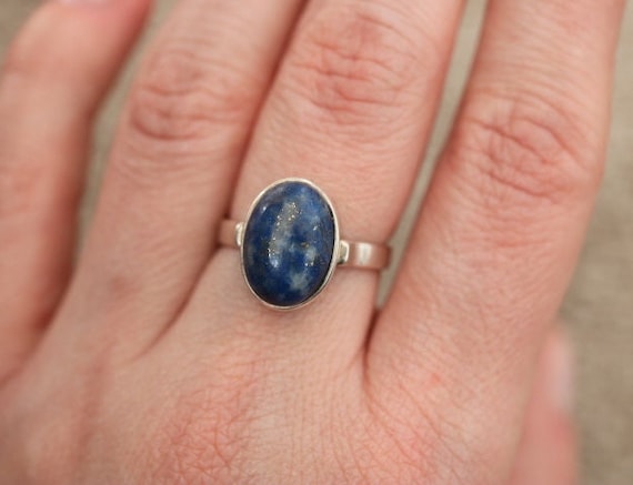 Lapis Lazuli Ring | 925 Sterling Silver
