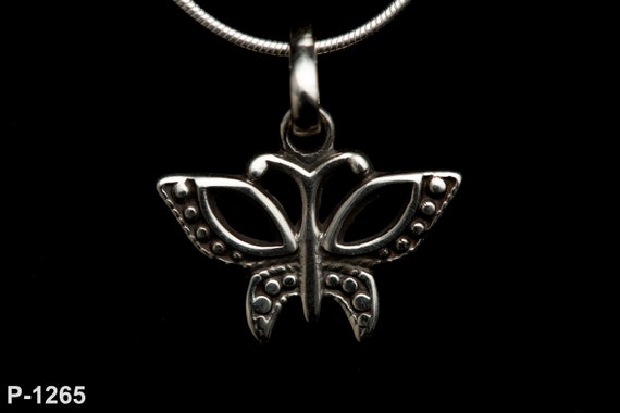 Butterfly Pendant | Sterling Silver | Celtic Jewellery | Scottish Jewellery | Scotland | Edinburgh | Handmade