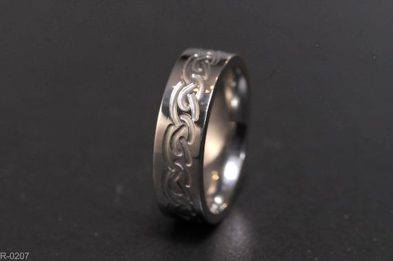 Stainless Steel Celtic Ring | Couples Rings | Male and Female Band | Unisex Ring