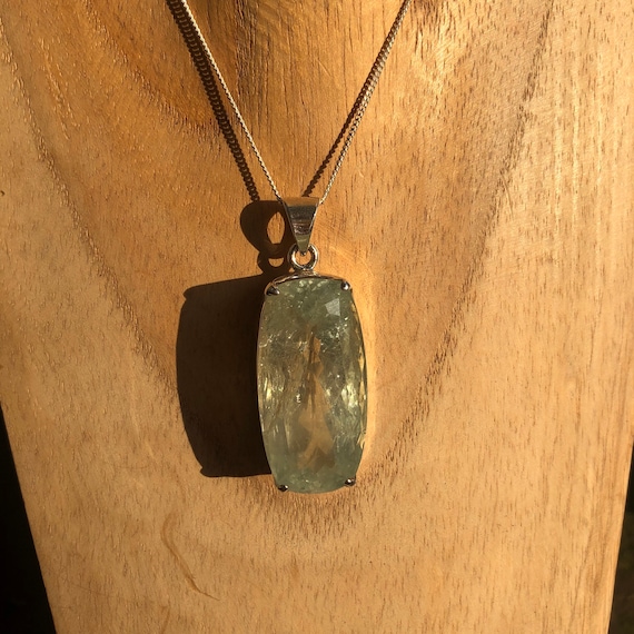 Aquamarine Pendant | 925 Sterling Silver
