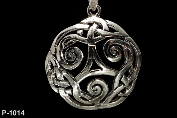 Triskelion Pendant | 925 Sterling Silver | Celtic Design