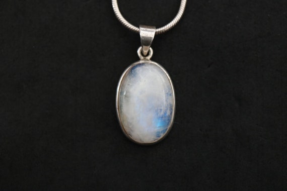 Rainbow Moonstone Pendant | 925 Sterling Silver