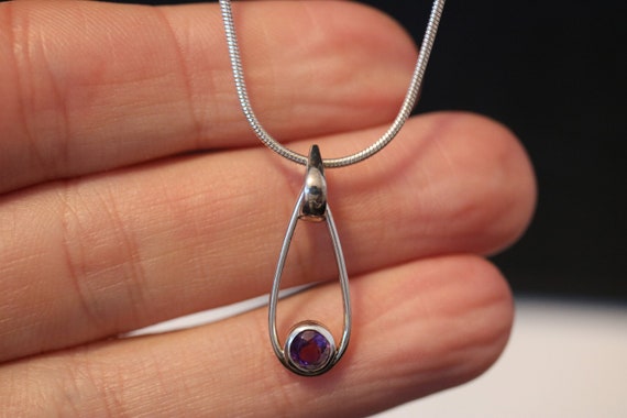 Amethyst Pendant | 925 Sterling Silver