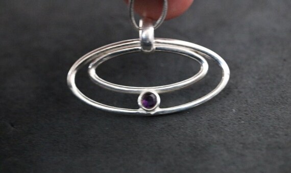 Amethyst Pendant | 925 Sterling Silver