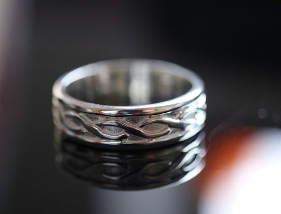 Celtic Design Sterling Silver Band
