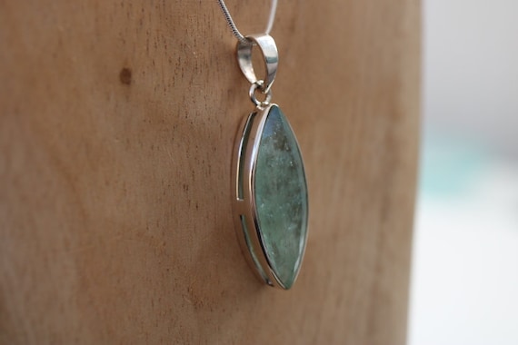 Aquamarine Pendant | 925 Sterling Silver