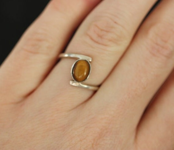 Tiger's Eye Ring | 925 Sterling Silver