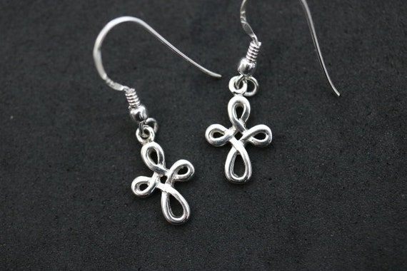 Celtic Cross Earrings | 925 Sterling Silver