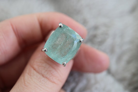 Aquamarine Ring | 925 Sterling Silver