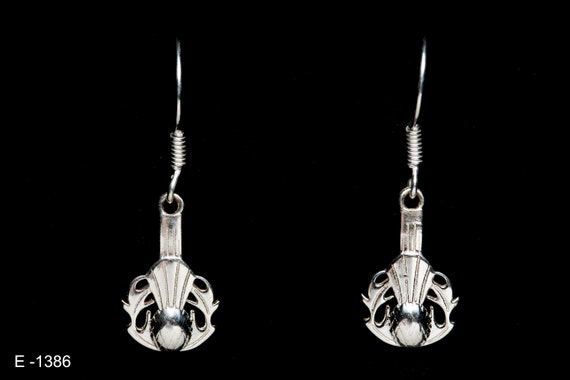Scottish Thistle  Earrings | 925 Sterling Silver