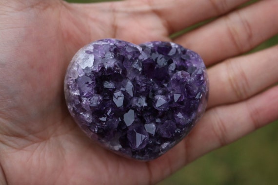 Amethyst Heart | Natural Stone
