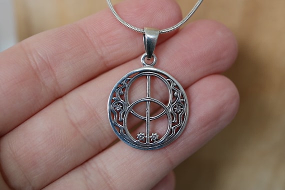 925 Silver Geometrical Tribal  Design Pendant