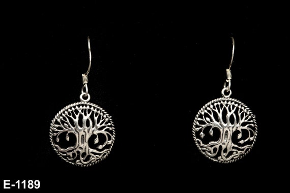 Tree of Life Earrings | 925 Sterling Silver