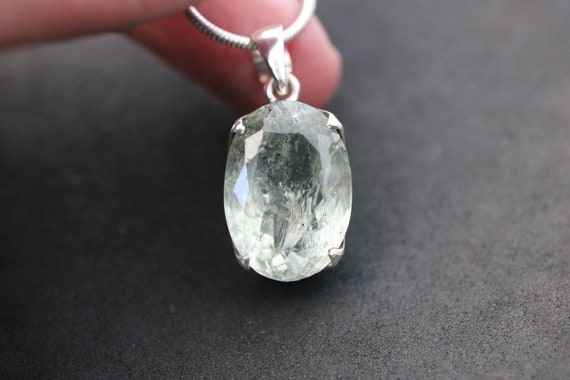 Aquamarine Pendant | 925 Sterling Silver